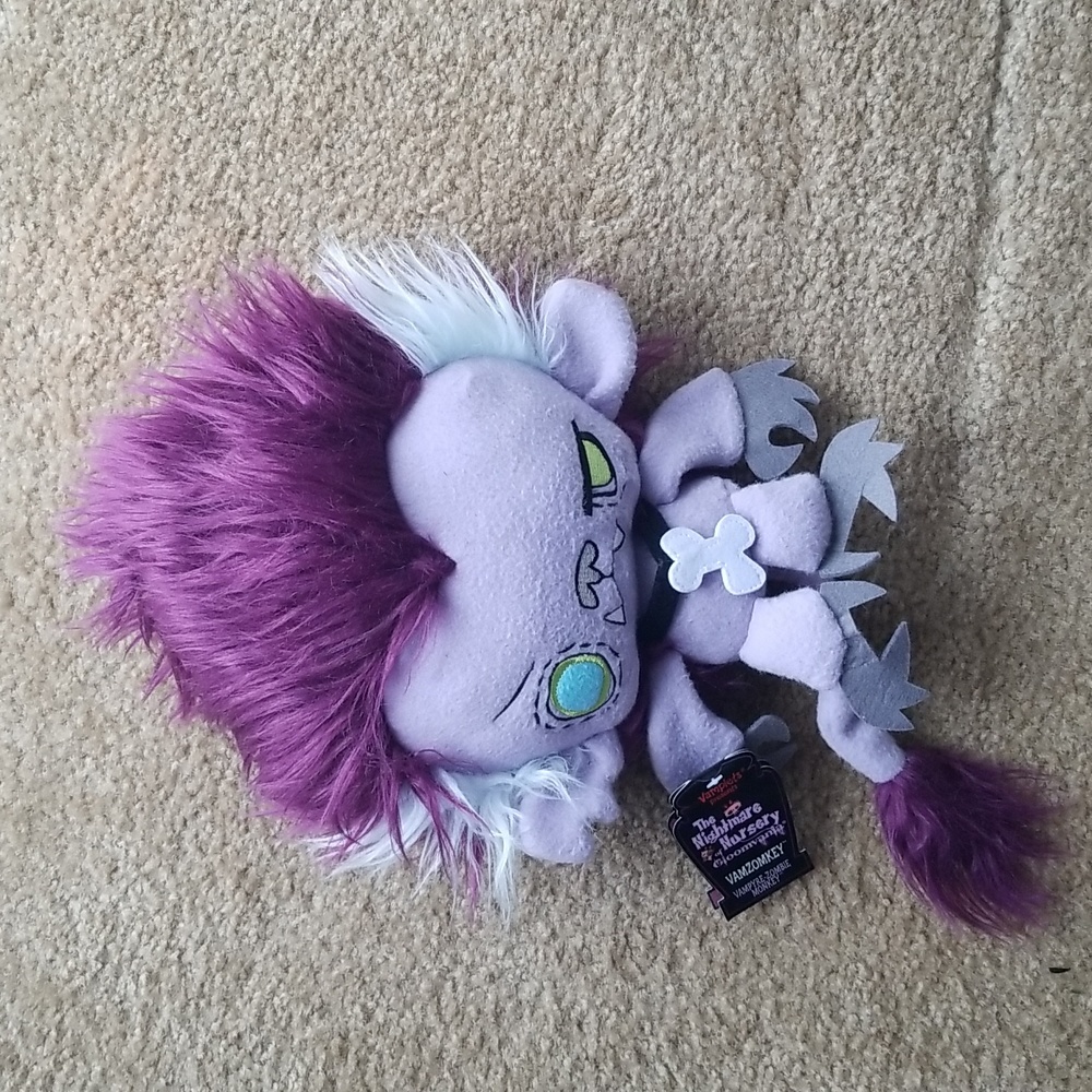 Rare Vamplets The Nightmare Nursery Of Gloomvania VAMZOMKEY Plush NWT